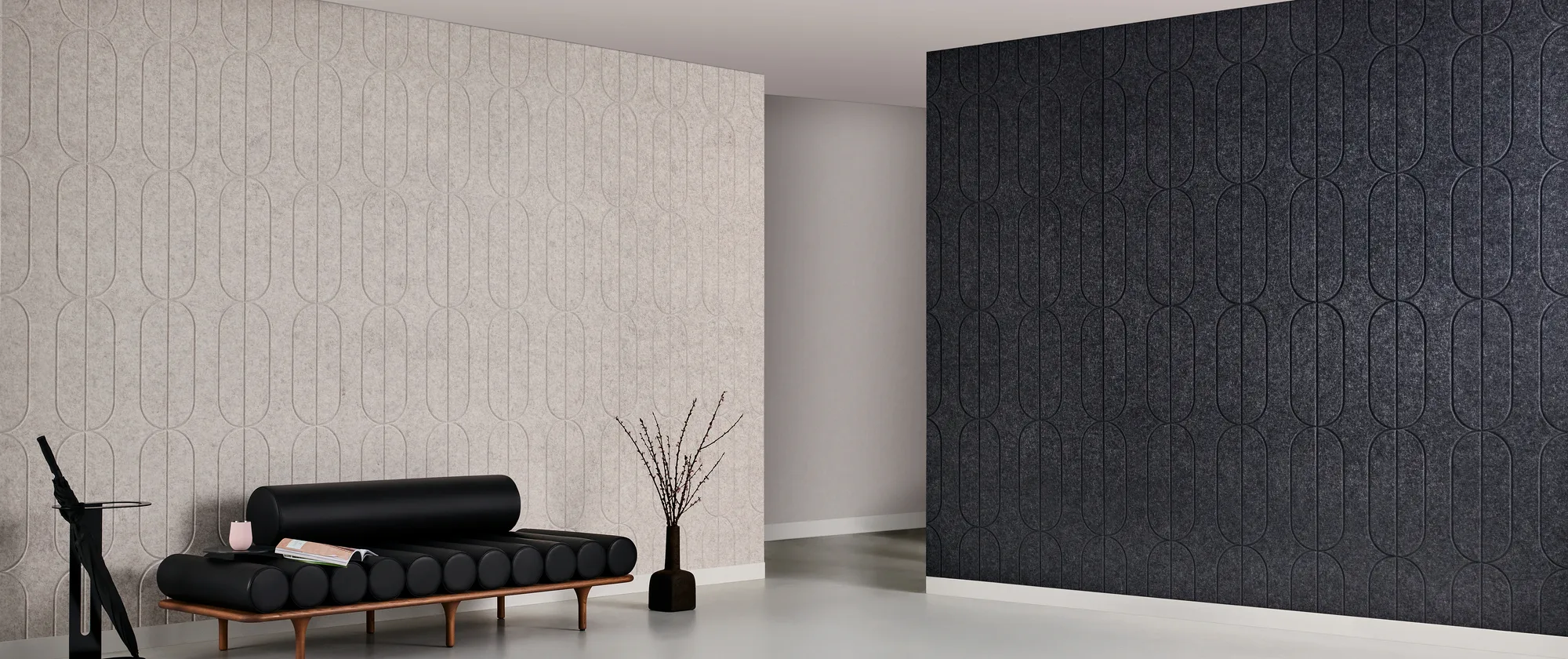 Echopanel Orb installed in a modern interior