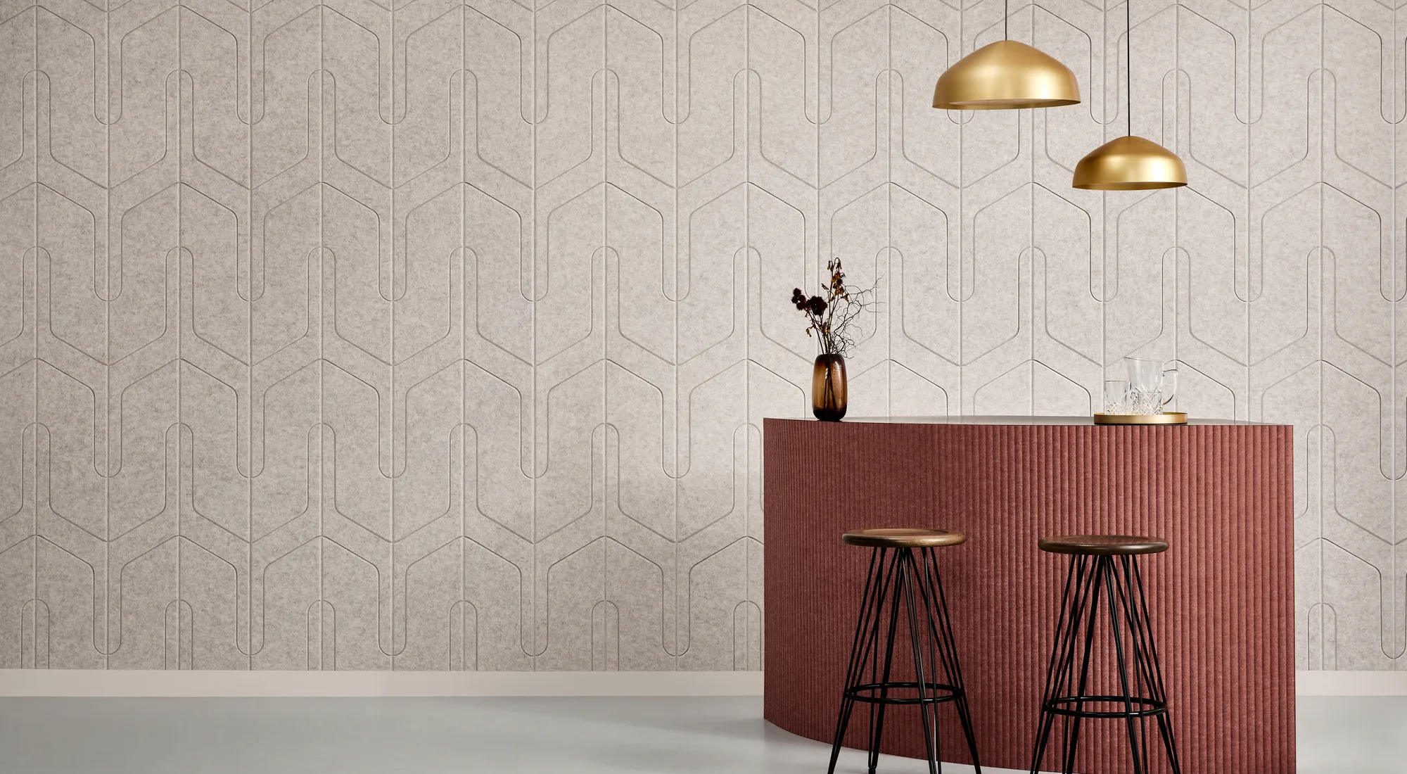 Echopanel Parquet installed in a modern interior
