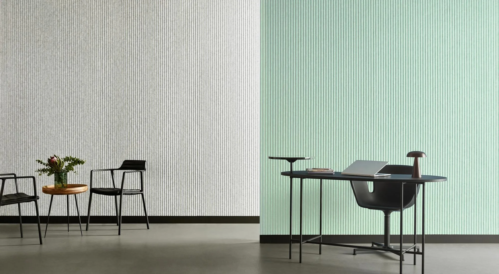 Pico Embossed Panel in a commercial fitout