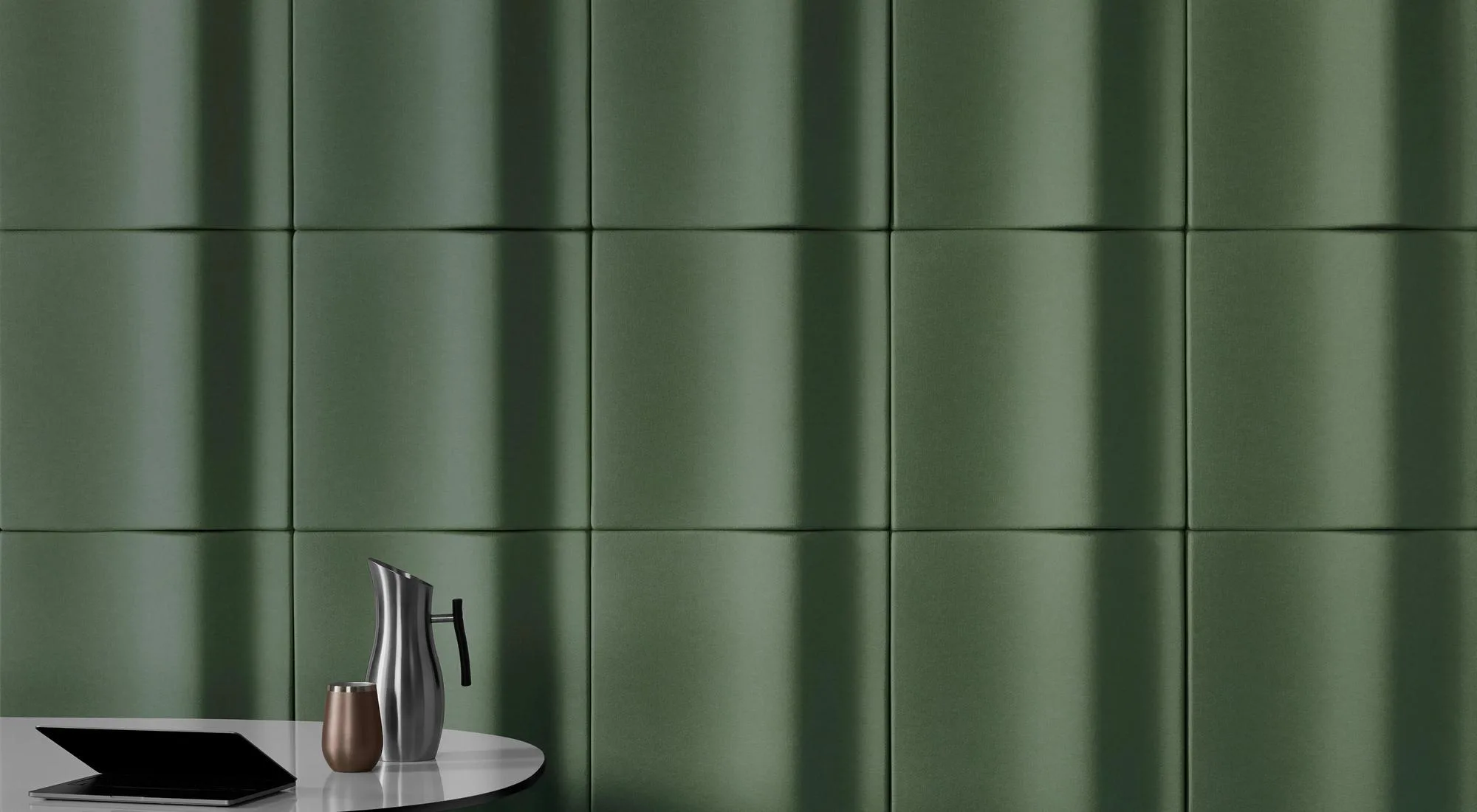 Wave Tile installed in a modern interior
