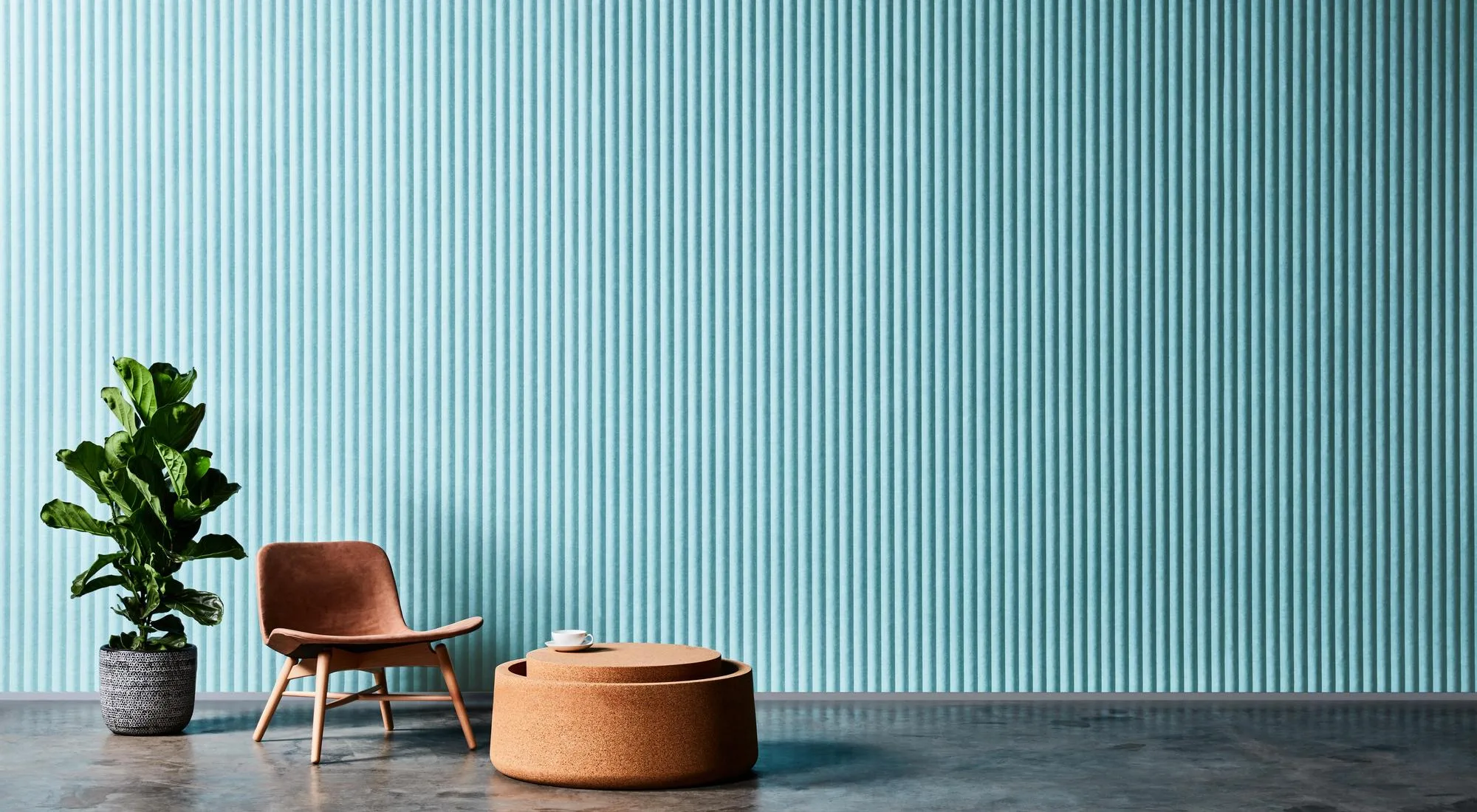 Zen Embossed Panel in a commercial fitout